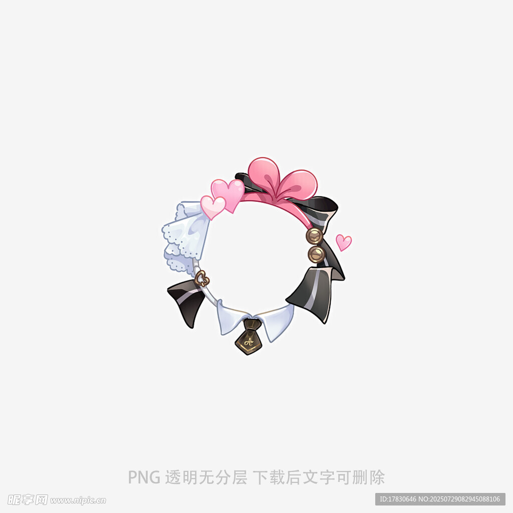蝴蝶结发箍饰品展示图
