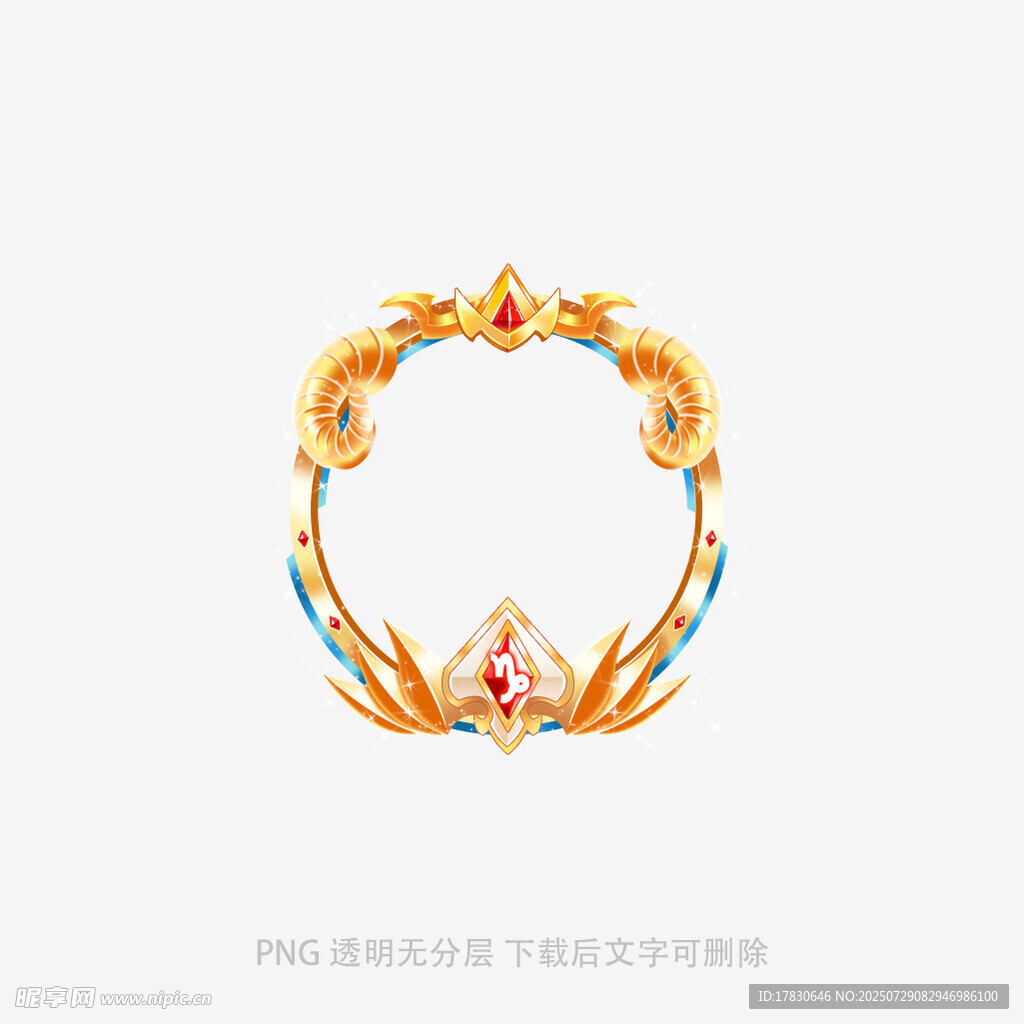 精美古风金饰手镯图案