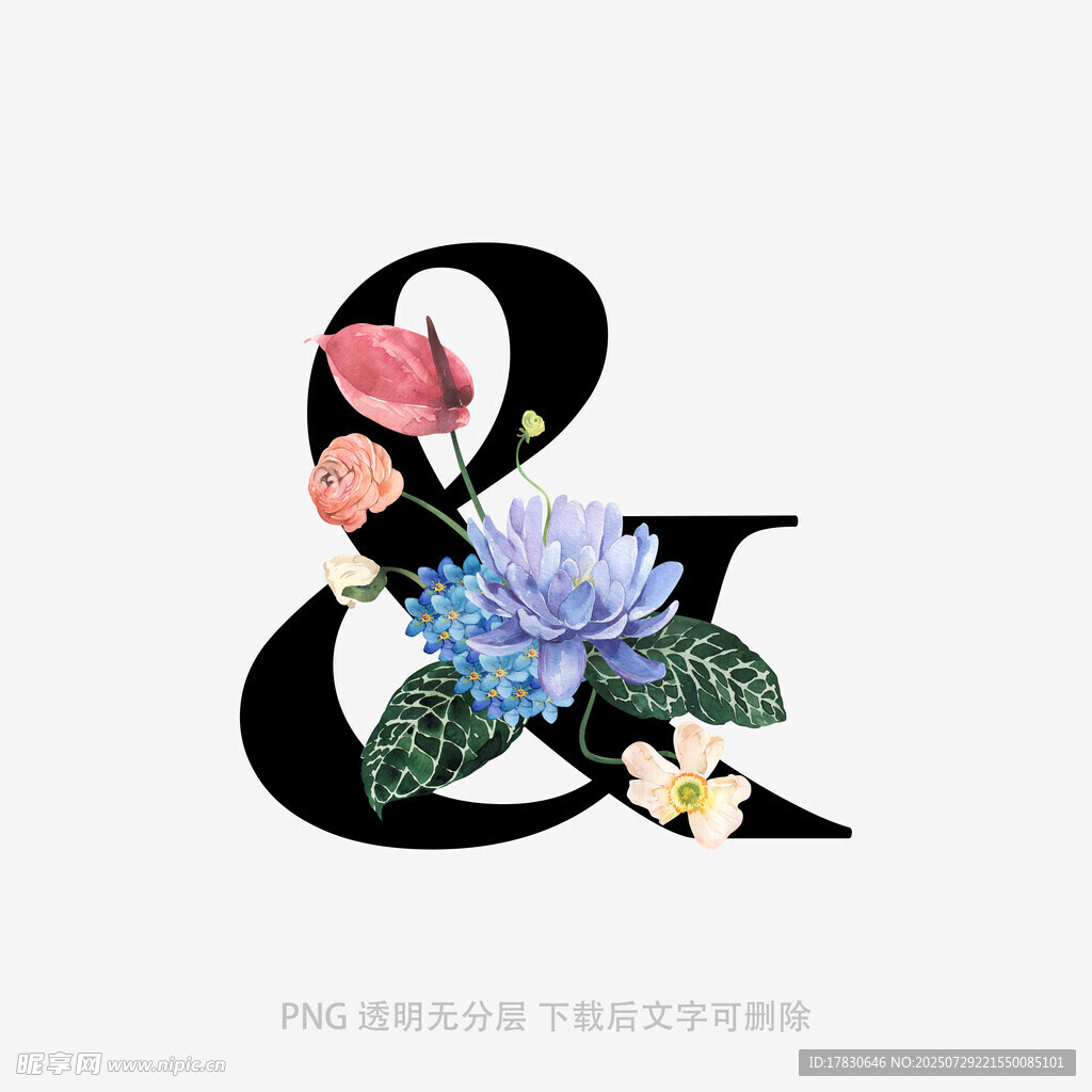花卉装饰的符号艺术设计