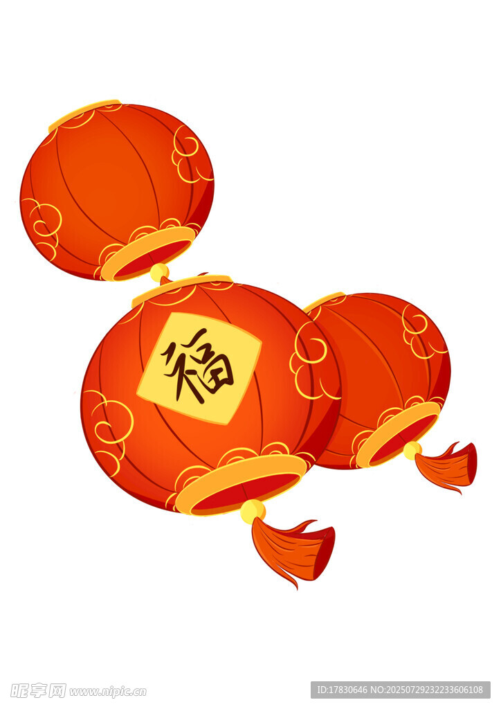 福字红灯笼破裂场景