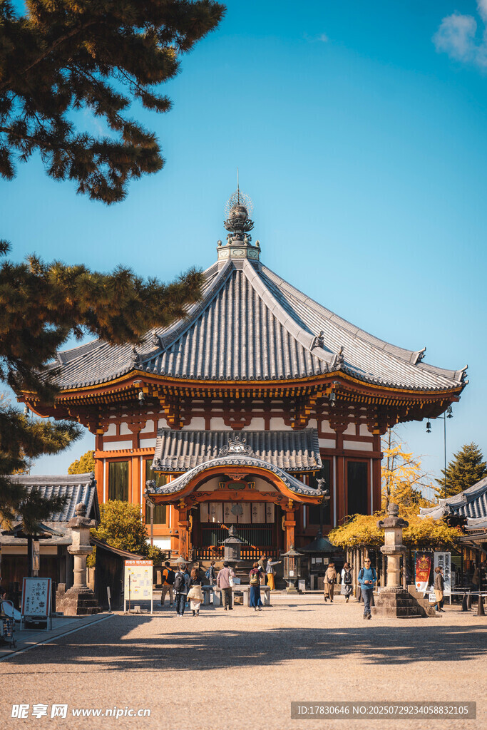 日式传统建筑寺庙景观