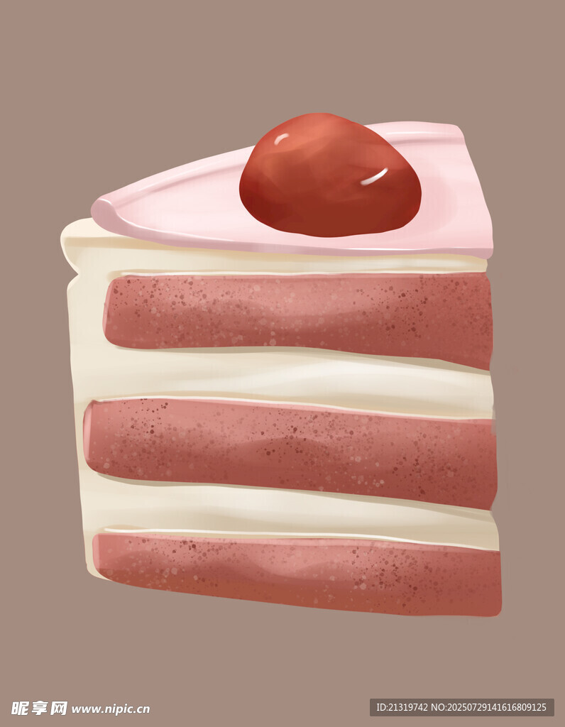 蛋糕插画素材