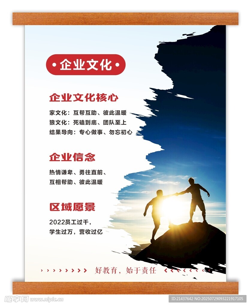 企业文化展板