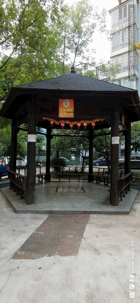 中式凉亭景观