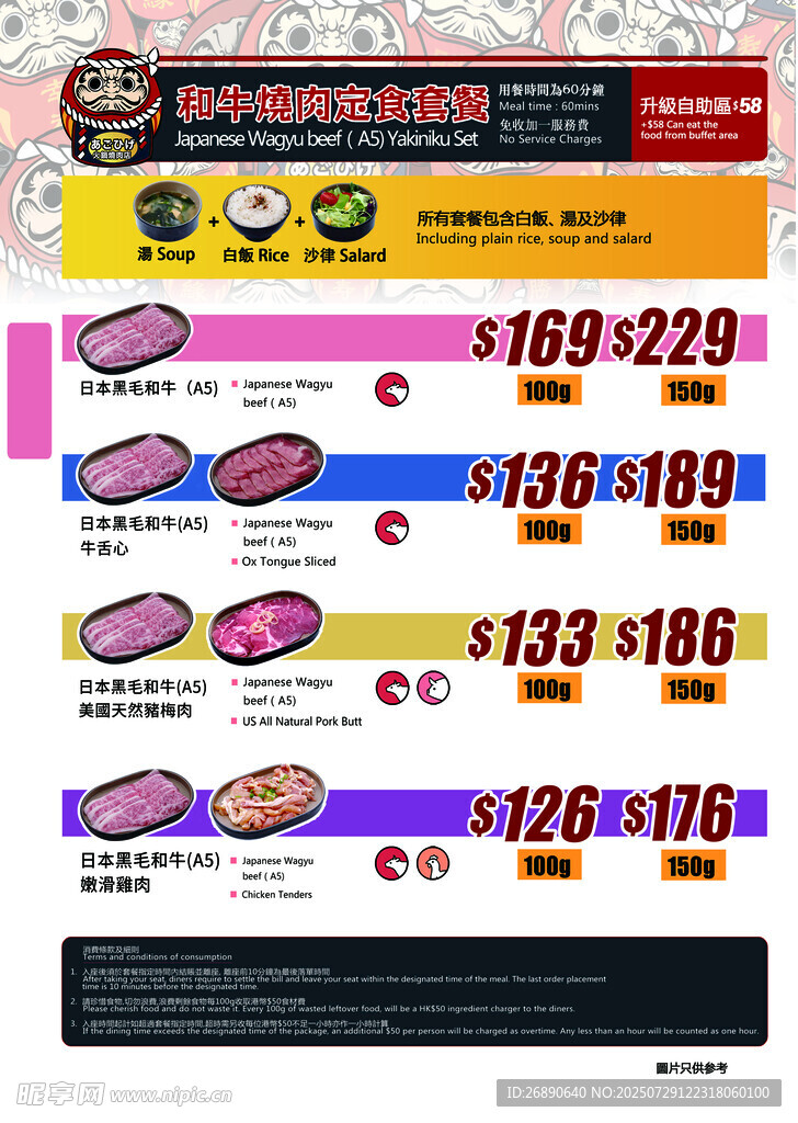 多样美食促销海报