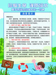 游泳安全知识宣传海报