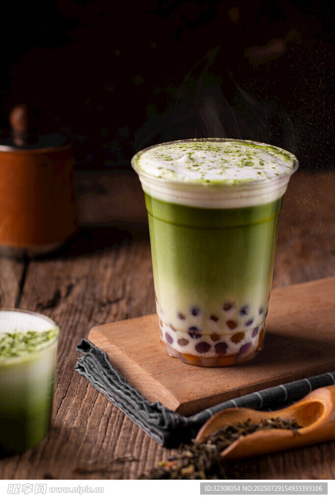 抹茶珍珠奶茶 