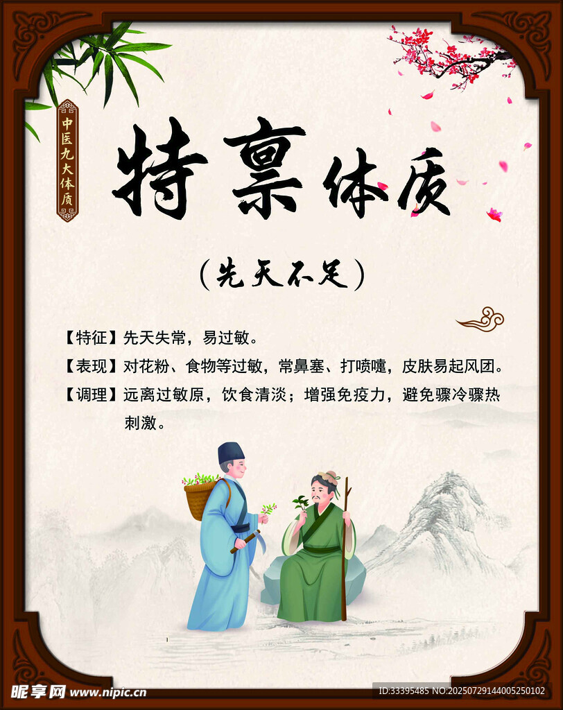 中医特禀体质