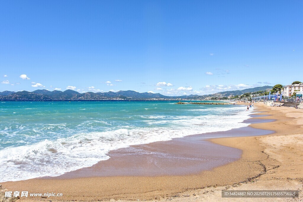 美丽海滨沙滩风景