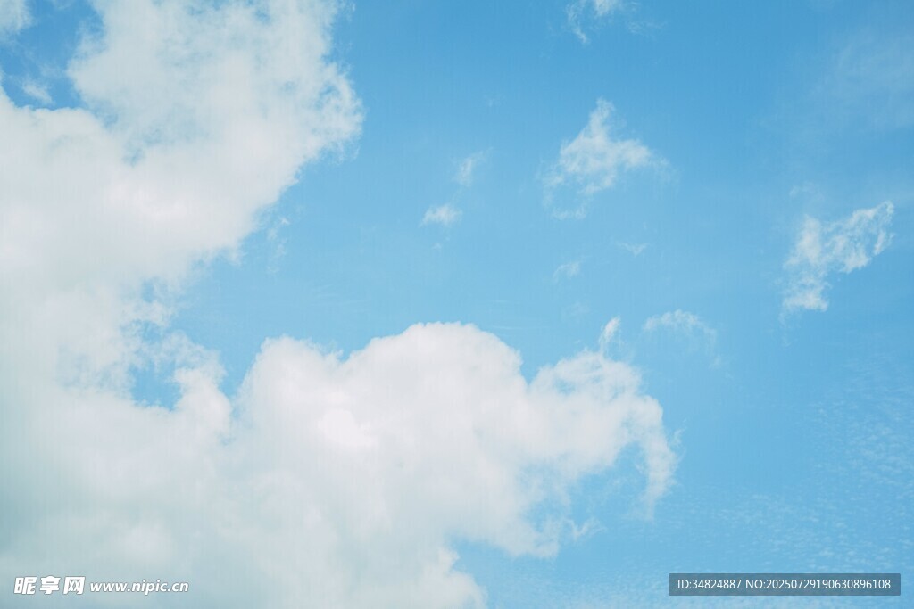 蓝天白云美景