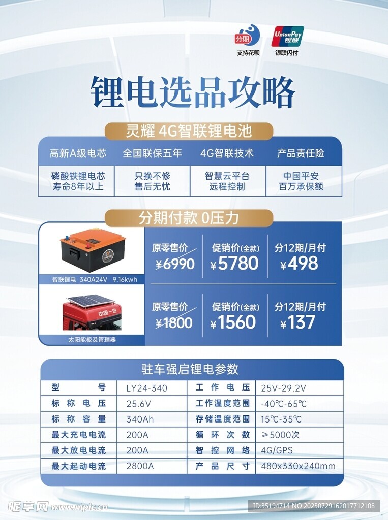 锂电选品攻略图表展示