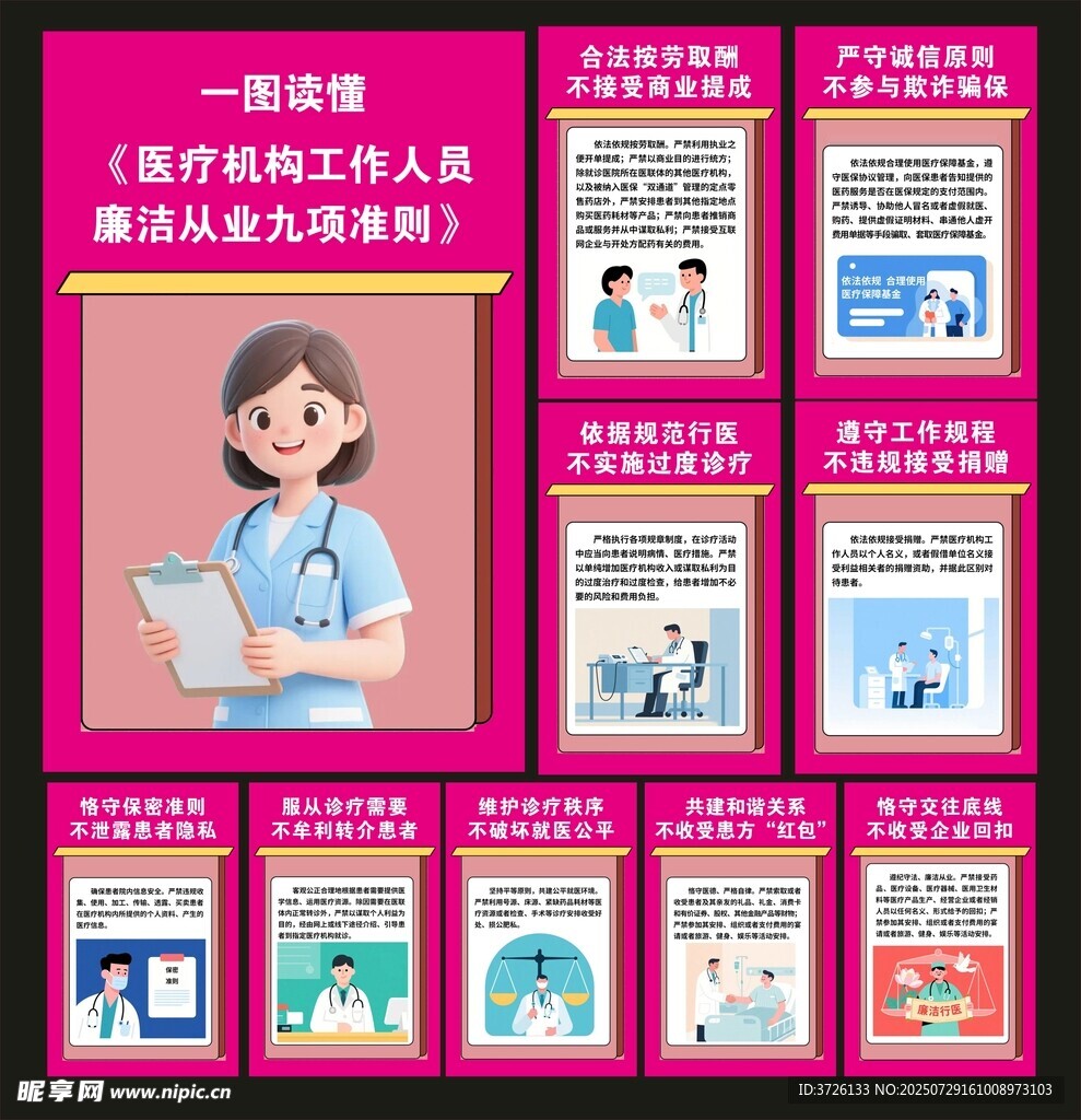  廉洁从业九项准则