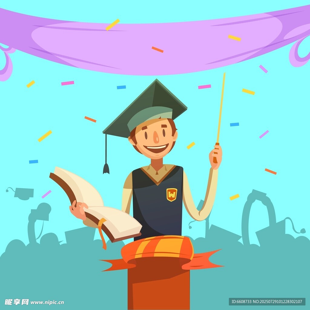 毕业生演讲庆祝学业成就