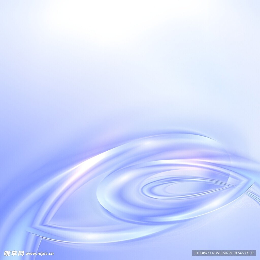梦幻蓝色流体波纹背景
