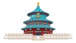天坛矢量建筑素材