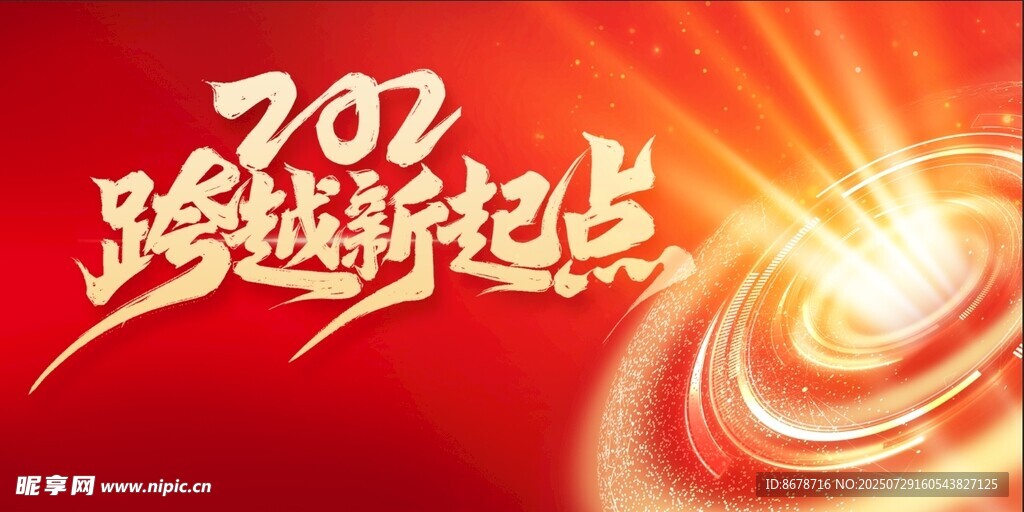 702跨越新起点海报