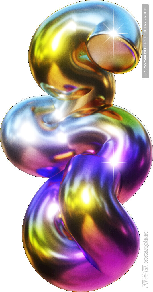 炫彩3D流体艺术造型