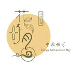中秋快乐插画