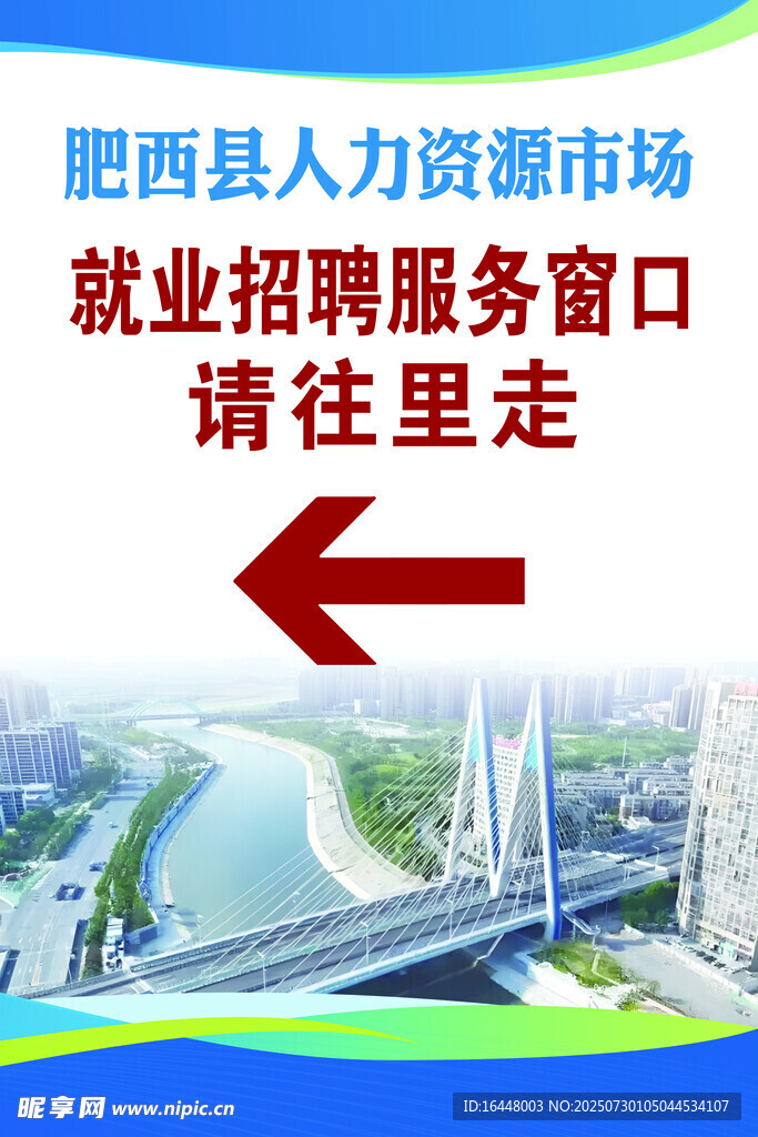 肥西人力资源指引牌