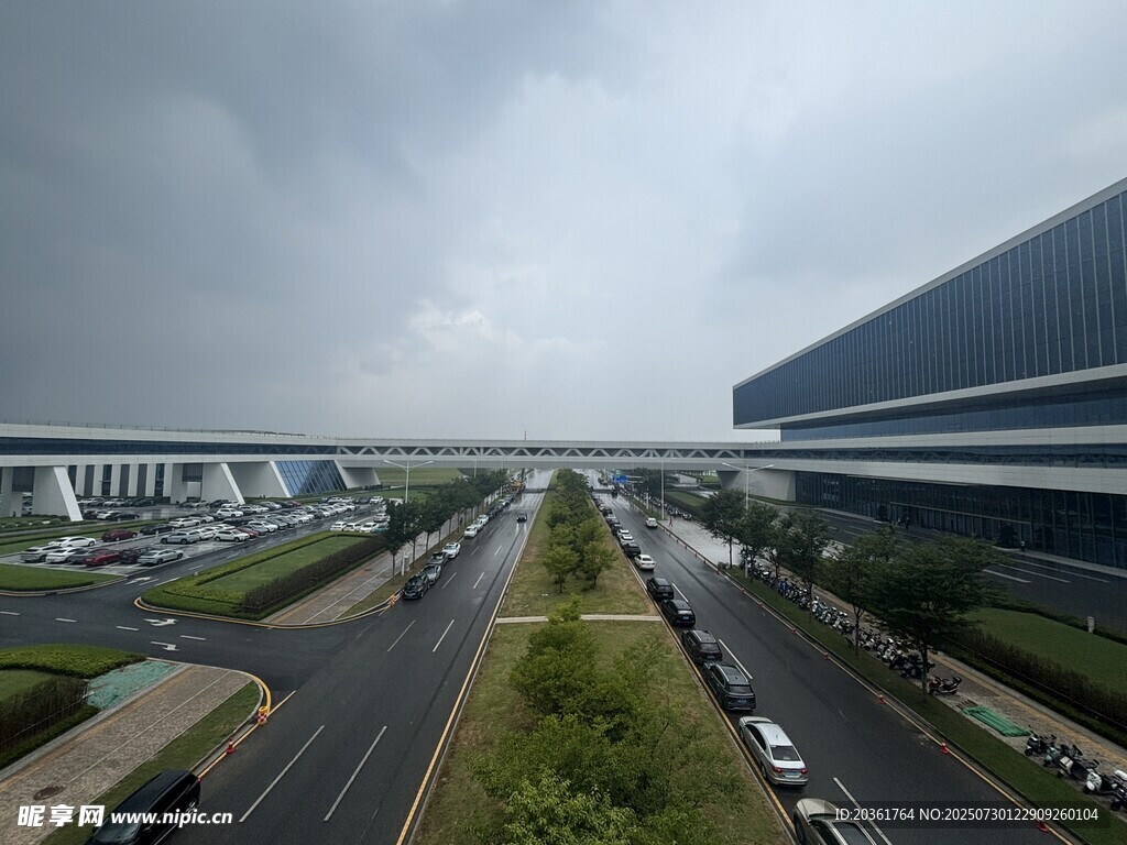 城市道路与建筑景观