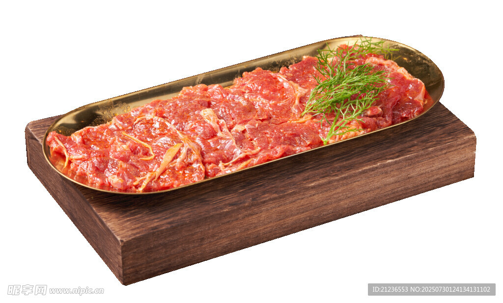 火锅腌制牛肉PNG免抠素材