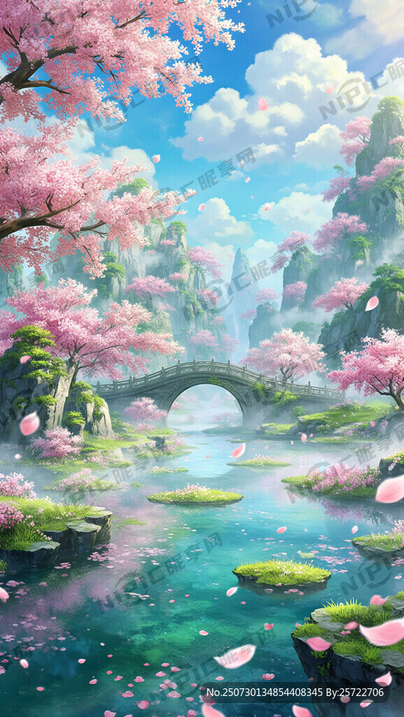 游戏梦幻唯美新中式风景 超高清