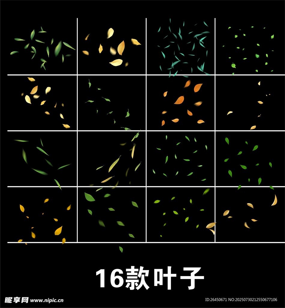 飘落的叶子