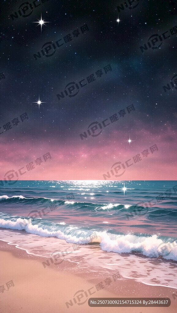 柔光 粉色 星光 无人 写实