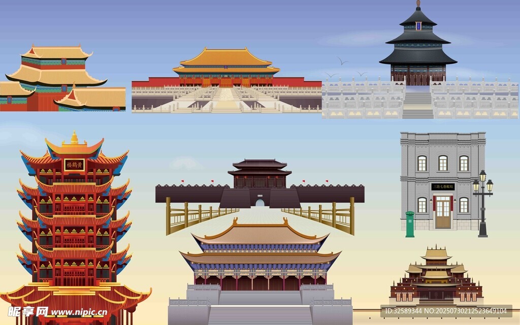 多样中式古建筑荟萃