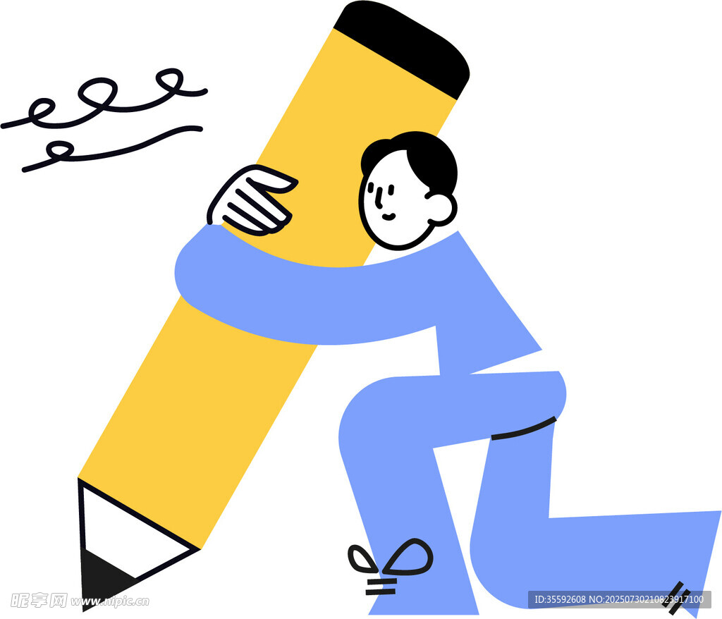 扁平化商务插图