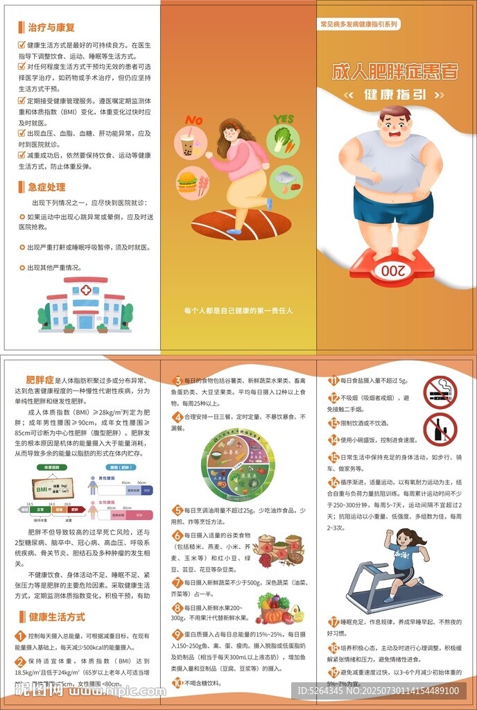 成人肥胖症健康指引