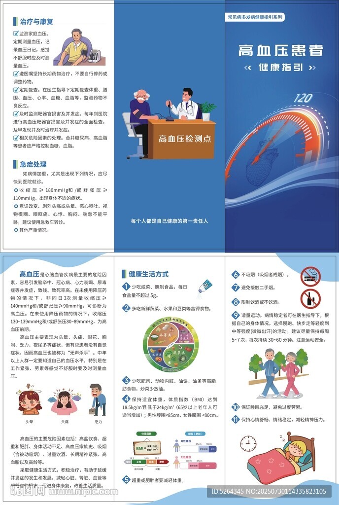 高血压患者健康指引