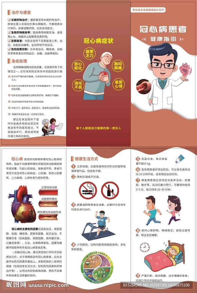 冠心病患者健康指引