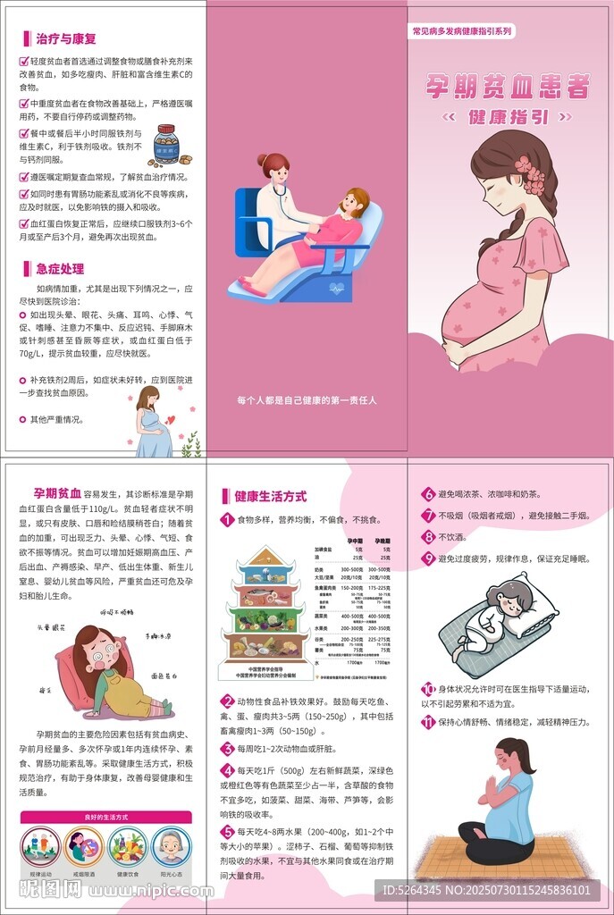 孕期贫血健康指引