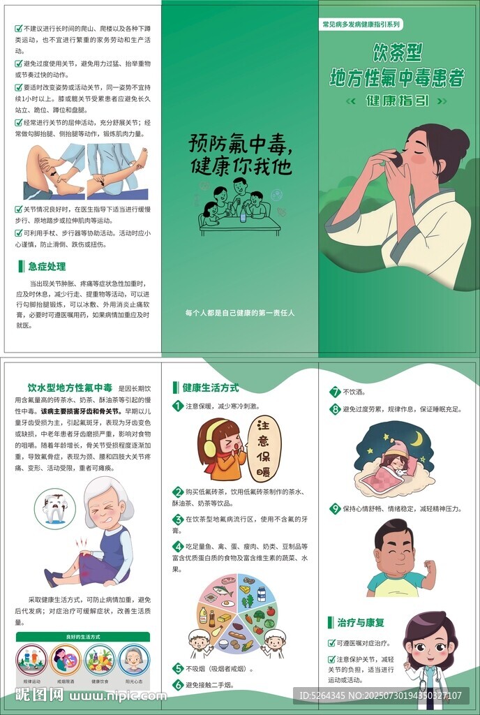 饮茶型氟中毒健康指引