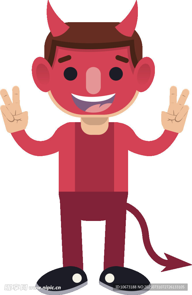 可爱小恶魔形象