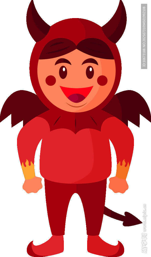 可爱小恶魔装扮