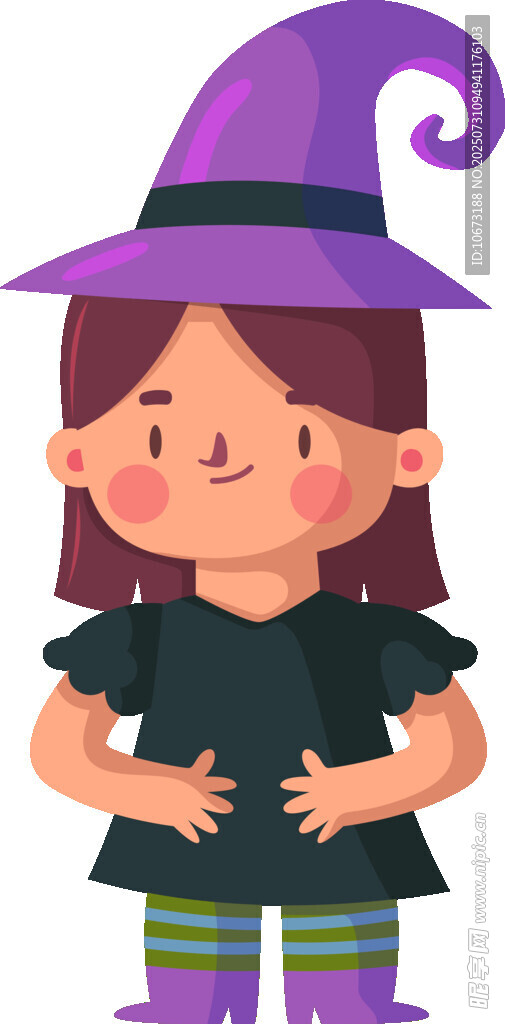 可爱小女巫装扮