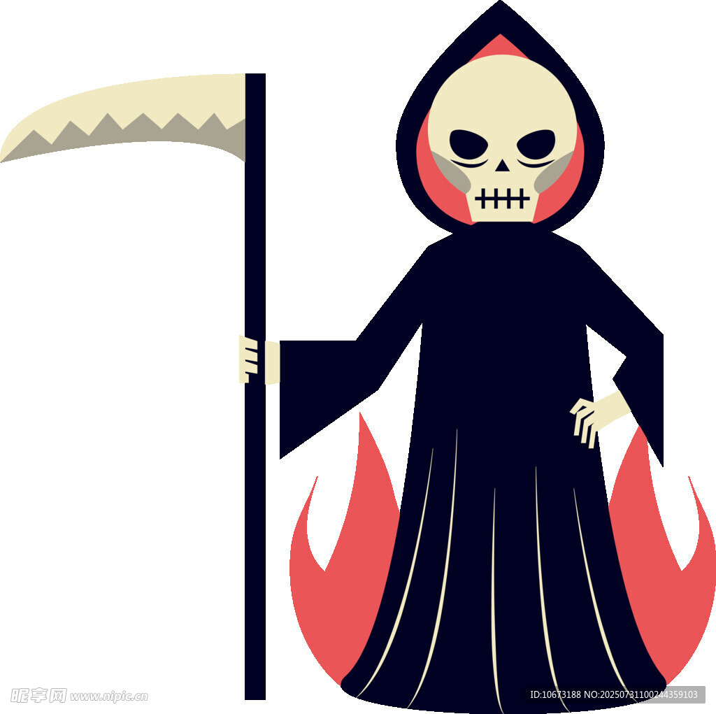 死神形象插画