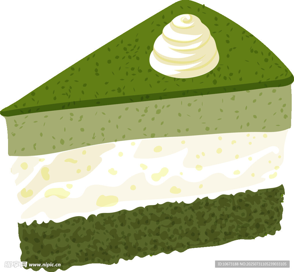 抹茶奶油分层蛋糕