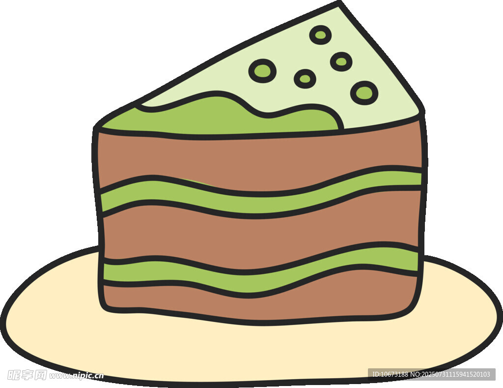 美味多层抹茶蛋糕