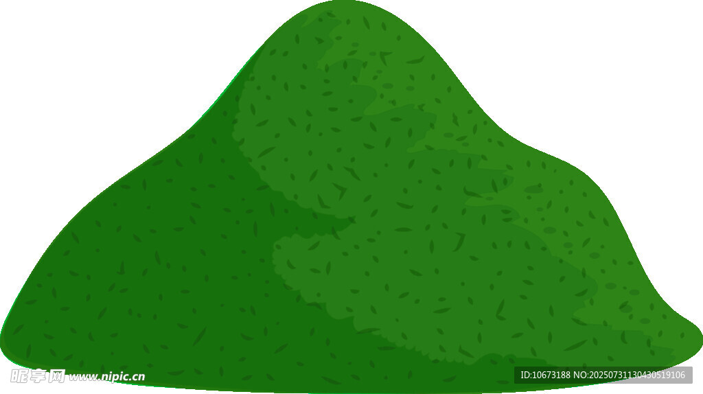 绿色山丘插画