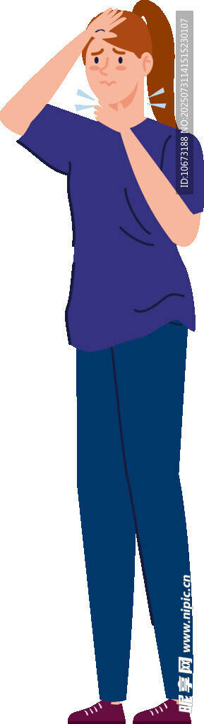 捂眼女子的情绪瞬间