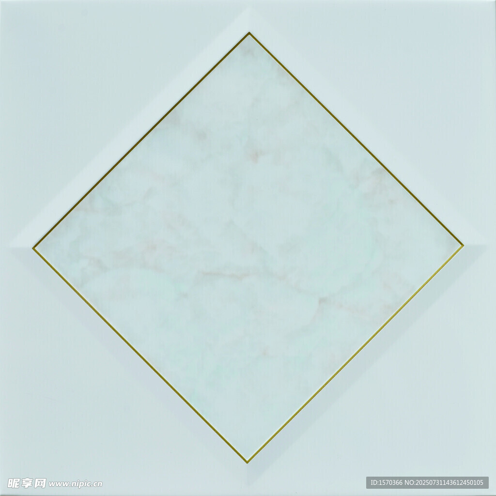 简约金边浅色大理石瓷砖