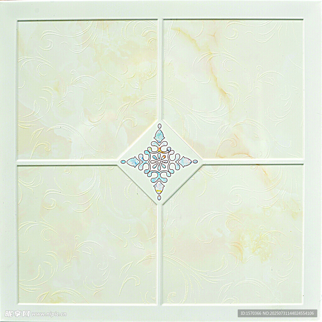 简约拼花瓷砖图案设计