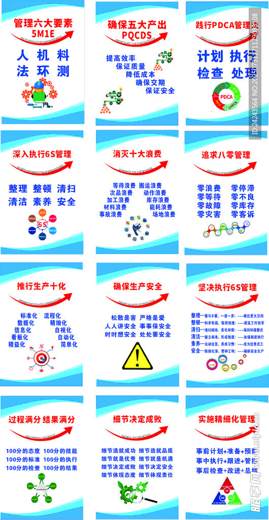 多样商务图表模板展示