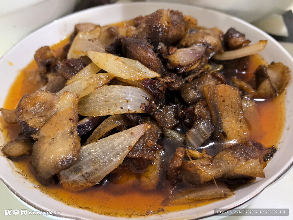 洋葱炒腊肉