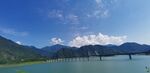 湖光山色紫坪铺水库