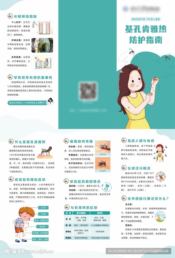 基孔肯雅热  登革热  三折页