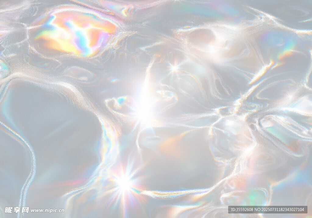 梦幻炫彩的透明泡泡世界